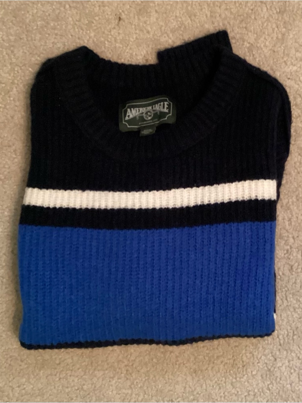 American Eagle Outfitters Ladies Striped Pullover Sweater Size M